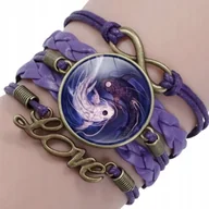 Biżuteria dla dzieci - BRANSOLETKA nowa Fioletowa - miniaturka - grafika 1