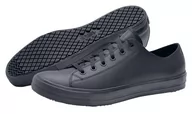 Skarpetki dla dzieci - Shoes for Crews Buty do załogi 38649-41/7 DELRAY Unisex codzienne skórzane buty, antypoślizgowe, rozmiar 7 UK, czarne 38649-41/7 - miniaturka - grafika 1