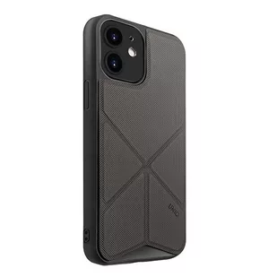 Uniq UNIQ etui Transforma iPhone 12 mini 5,4" szary/charcoal grey - Etui i futerały do telefonów - miniaturka - grafika 1