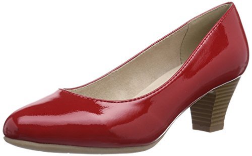 Softline 22463 czółenka damskie, czerwony - Czerwony Red Patent 505-38 EU Weit
