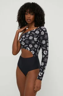 Rip Curl jednoczęściowy strój kąpielowy Holiday kolor czarny lekko usztywniona miseczka - Stroje kąpielowe - miniaturka - grafika 1