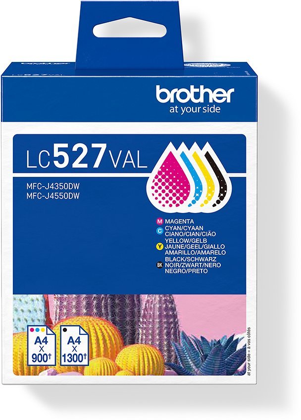 Brother Tintenpatrone LC-527VAL Multipack je 1x BK/M/C/Y