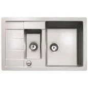 Zlewozmywaki - Teka Zlew MAESTRO tegranit ASTRAL 60x60 B-TG Biały 40143520 - miniaturka - grafika 1