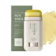 Kremy do twarzy - VILLAGE 11 Krem w sztyfcie z ochroną UV Daily Fresh Sun Stick SPF 50+ PA++++ 20g - miniaturka - grafika 1