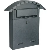 Skrzynki na listy - Skrzynka na listy SZ03 okrągła antyczny szary - miniaturka - grafika 1