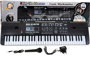 Organy keyboard z mikrofonem radio - Instrumenty muzyczne dla dzieci - miniaturka - grafika 1