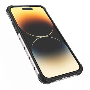 Honeycomb etui iPhone 14 Pro pancerny hybrydowy pokrowiec przezroczyste - Etui i futerały do telefonów - miniaturka - grafika 8