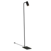 Lampy stojące - Nowodvorski Lampa podłogowa stojąca MONO 120cm 10W GU10 czarny złoty 7717 - miniaturka - grafika 1