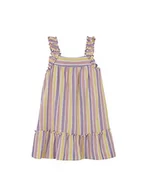 Sukienki - Gocco Sukienka w paski dla dziewczynek, Stara Róża, 3-4 lat - miniaturka - grafika 1