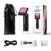 Mikroskopy i lupy - Mobilny Lekki Mikroskop Cyfrowy Apexel Z Ekranem - miniaturka - grafika 1