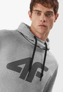 Bluza męska 4F Sportowa z kapturem Szara Dresowa - Bluzy męskie - miniaturka - grafika 6