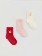 Buciki dla niemowląt - Reserved - Świąteczne skarpetki 3 pack - wielobarwny - miniaturka - grafika 1