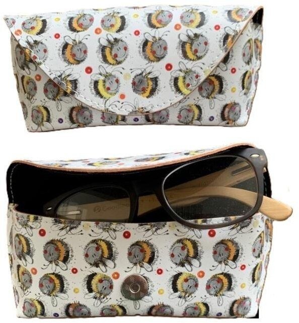 Bertoni-arco Etui na okulary GL02 Pszczółki