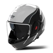 Kaski motocyklowe - Kask Szczękowy Nolan N-120-1 Fluente Biały/Czarny/Antracytowy MetalS - miniaturka - grafika 1
