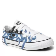 Trampki damskie - Converse Trampki Ctas Ox 372730C White/Dk Marina Blue/Black - miniaturka - grafika 1