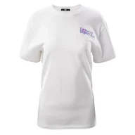 Koszulki i topy damskie - Damska Koszulka KARL LAGERFELD MINI KARL BALLOON LOGO TEE 211U1705-100 – Biały - miniaturka - grafika 1