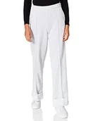 Spodnie sportowe damskie - NA-KD Spodnie dresowe damskie z szeroką nogawką, Szary Melanż, L - miniaturka - grafika 1