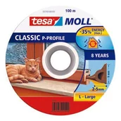 Akcesoria do drzwi - Uszczelka gumowa PROFIL-P bęben biała 100 m x 9 mm Tesa - miniaturka - grafika 1