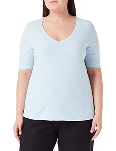 s.Oliver T-shirt damski, Niebieski 50w9, 32 - Koszulki i topy damskie - miniaturka - grafika 1