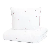 Pościel - POŚCIEL B2 CHERRINE ESSENTIALS bawełniana w wiśnie 160x200 HOMLA - miniaturka - grafika 1