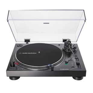 Audio-Technica AT-LP120XBT-USB obrotowy talerz gramofonu Gramofon z napędem bezpośrednim Czarny Ręczny - Akcesoria gramofonowe - miniaturka - grafika 1