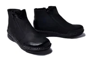 Botki damskie - RIEKER 73355-00 black, botki damskie - Rieker - miniaturka - grafika 1