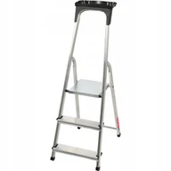 Drabiny - Kadax Drabina Aluminiowa Domowa Z Półką 3 125Kg - miniaturka - grafika 1
