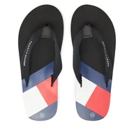 Buty dla chłopców - Japonki Tommy Hilfiger T3X8-33908-0058 S Czarny - miniaturka - grafika 1