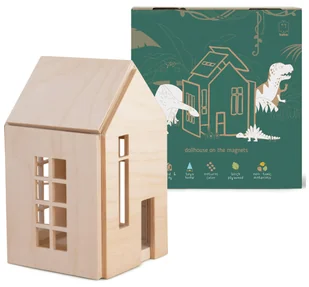 Babai Drewniany domek na magnesy L - Zabawki kreatywne - miniaturka - grafika 1