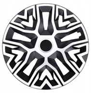 Kołpaki samochodowe - Kołpak 15" THE BEST BICOLOR white/black - miniaturka - grafika 1