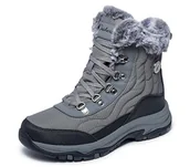 Botki damskie - Skechers Damskie botki Trego-Stormie, ciemnoszary, 36 EU - miniaturka - grafika 1