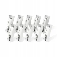 Akcesoria do paznokci - Aba Group Blok Polerski Biały 100/100 Zestaw 10szt - miniaturka - grafika 1