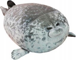 Pan i Pani Gadżet Poduszka Foka Foczka Pufa Super Prezent Szara 80cm