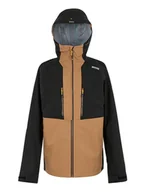 Kurtki i kamizelki sportowe męskie - Regatta Kurtka funkcyjna 3w1 "Sacramento" w kolorze beżowo-czarnym - miniaturka - grafika 1