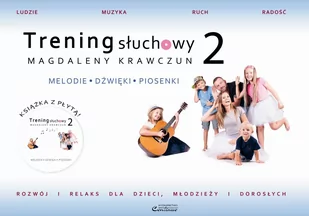 Trening słuchowy Magdaleny Krawczun 2. Melodie. Dźwięki. Piosenki - Filologia i językoznawstwo - miniaturka - grafika 1