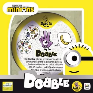 DOBBLE MINIONKI GRA KARCIANA RODZINNA - Gry karciane - miniaturka - grafika 1