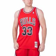 Koszulki męskie - Mitchell & Ness Koszulka Męska Chicago Bulls Nba Swingman Jersey Scottie Pippen #33 Smjygs18153-Cbuscar97Spi M - miniaturka - grafika 1