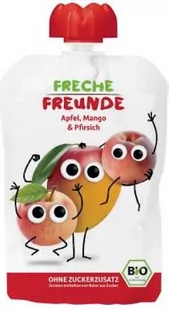 Erdbar Mus Do Wyciskania Jabłko-Mango-Brzoskwinia 100g EKO Dla Dzieci smaknatury-ERD0035 - Desery dla dzieci - miniaturka - grafika 2