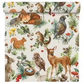Tapety - Tapeta dziecięca Leśne Zwierzęta flizelinowa - miniaturka - grafika 1