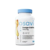Suplementy naturalne - OSAVI Omega-3 Extra 1300mg (Olej rybi z ryb pelagicznych) 60 Kapsułek żelowych Cytryna - miniaturka - grafika 1