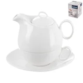 Wyposażenie lokali gastronomicznych - Zestaw do herbaty MONA, 3 części, porcelana, 2 szt - miniaturka - grafika 1