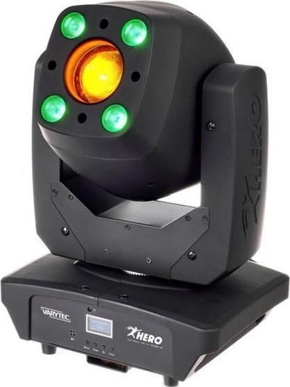Ruchoma Głowica 2w1 Varytec Hero Spot Wash 140 4x10W RGBW+100W Biały LED