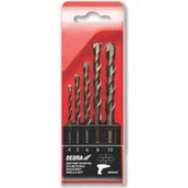 Wiertła - Dedra Zestaw wierteł do betonu WBS05 z widią 5 sztuk) - miniaturka - grafika 1