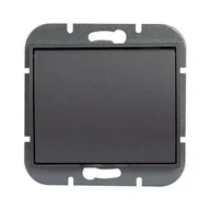 Gniazdka elektryczne - Abex Gniazdo bryzgoszczelne z/u SCHUKO ONYX - antracyt - miniaturka - grafika 1