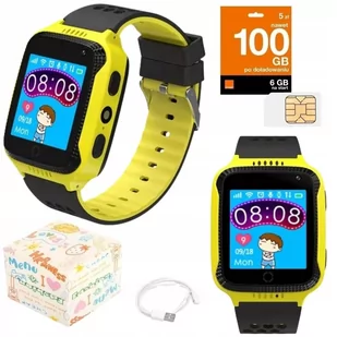 ZeeTech G900A Żółty - Smartwatch - miniaturka - grafika 1