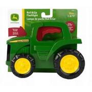 Samochody i pojazdy dla dzieci - John Deere traktor z latarką TOMY - miniaturka - grafika 1