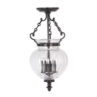 Lampy sufitowe - Elstead Lighting Finsbury Park Pendant Small Old Bronze FP/P/S OLD BRZ Elstead lampa wisząca stylowa FP/P/S OLD BRZ ) - miniaturka - grafika 1