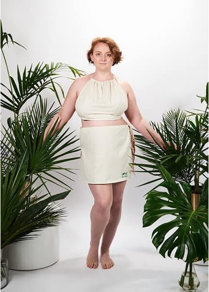 Triton Strój na saunę BEMBEA XXL w 100% naturalna bawełna Yeye ECRU XXXL