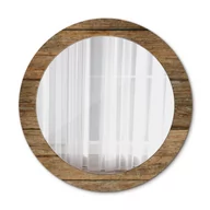 Lustra - Lustro do Łazienki Glamour Stare drewno 70cm - miniaturka - grafika 1