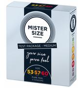 Prezerwatywy - Zestaw 3 prezerwatyw o różnej średnicy Mister.Size Testbox 53-57-60 3 szt. - miniaturka - grafika 1